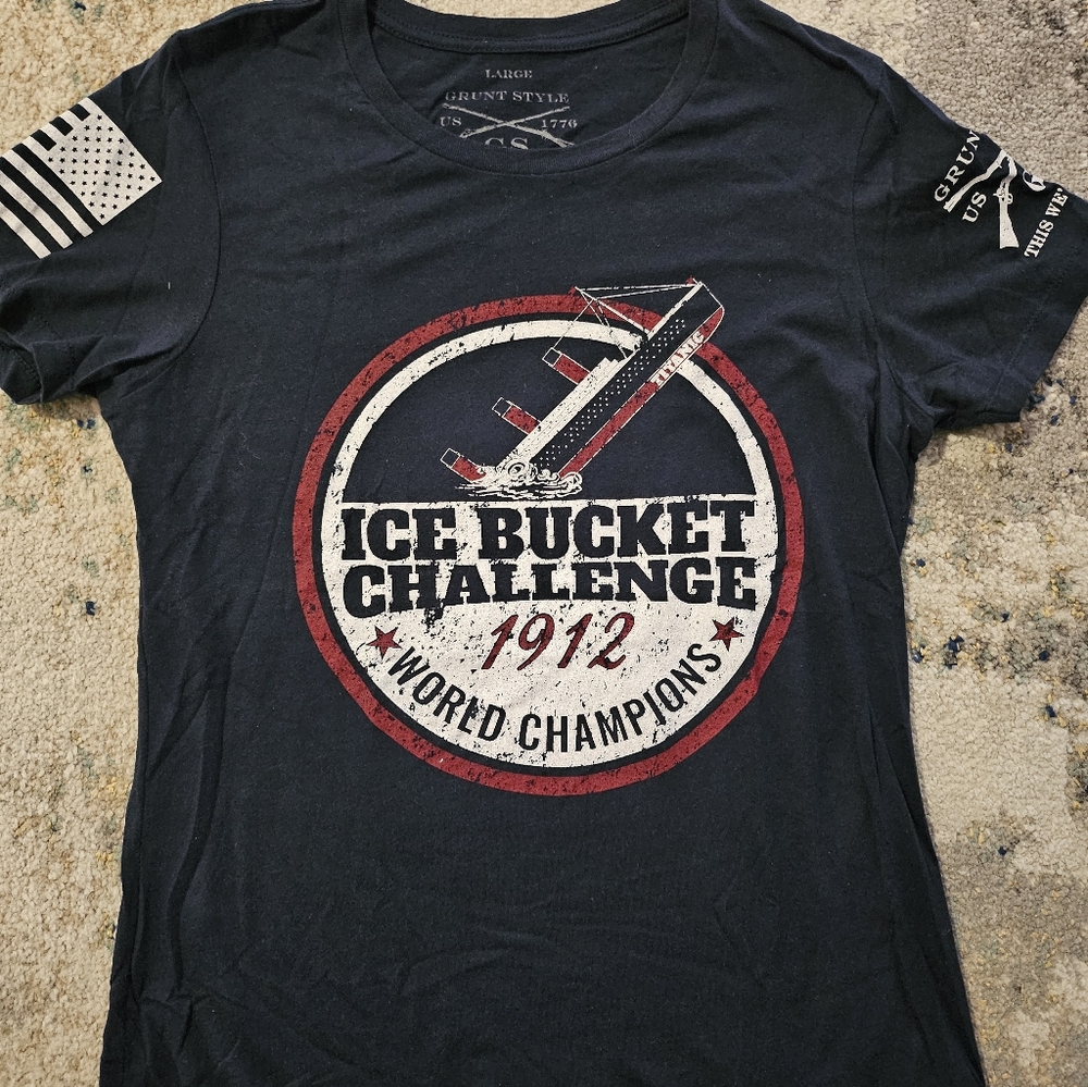 Womens Large Grunt Style Ice Bucket Shirt